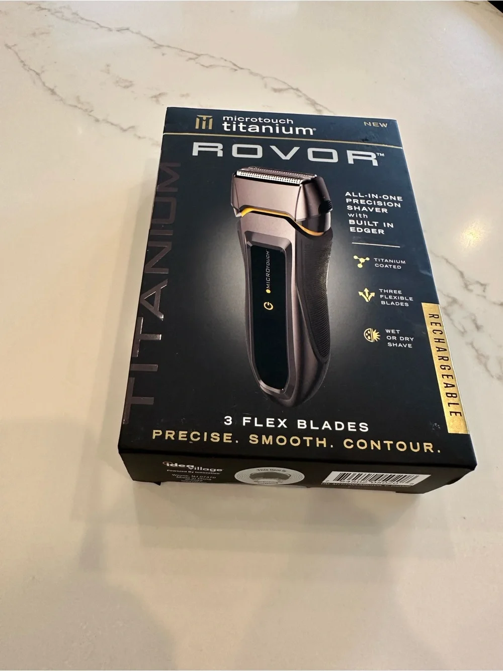 Rovor Microtouch Titanium Coated Electric Shaver